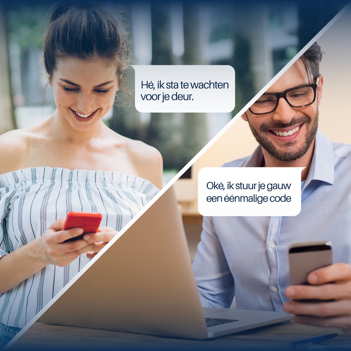 MOWA Smart Lock Deurklink Vingerafdruk