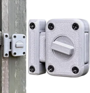 Nachtdeurslot - deursluiting beveiliging - stille deuropening - verborgen mechanisme - 50 x 40 x 20 mm - Enkel