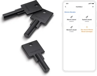 Netatmo Elektrisch Deurslot Silver - 3 NFC Sleutels