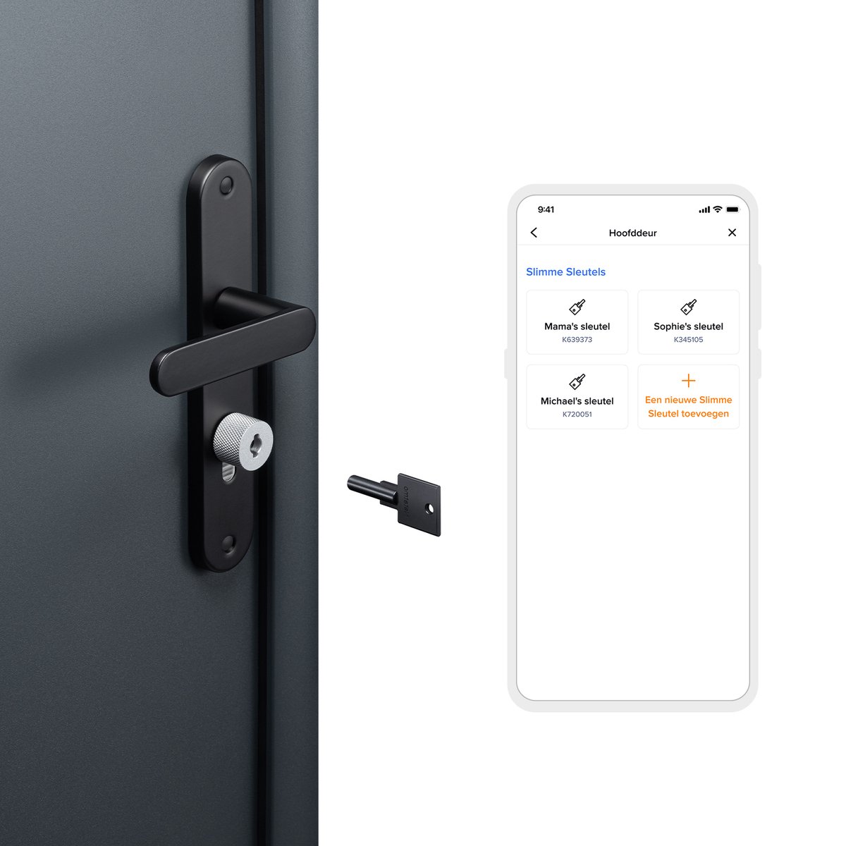 Netatmo Elektrisch Deurslot Slimme Sleutel Silver