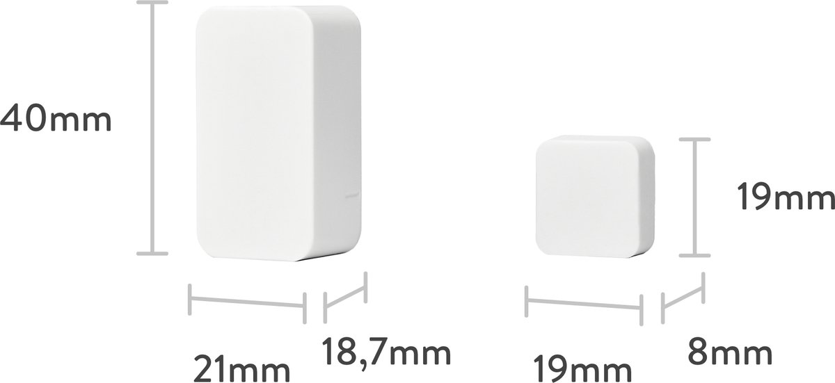 Nuki Deuralarm Draadloze Deursensor Wit