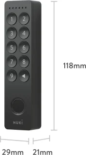 Nuki Keypad 2 Elektronisch Deurslot Zwart