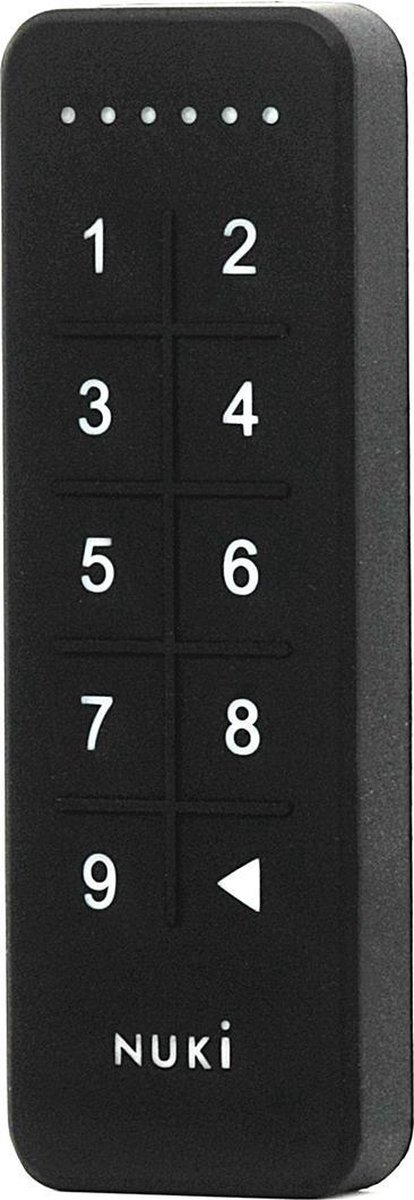 Nuki Keypad Zwart – Slimme Deuropener voor Smart Lock