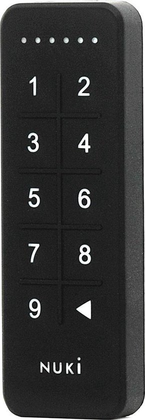 Nuki Keypad Zwart – Slimme Deuropener voor Smart Lock