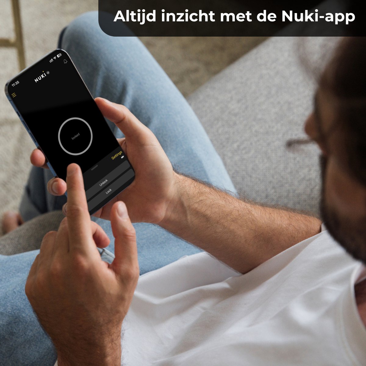 Nuki Smart Lock 4.0 Slim deurslot wit