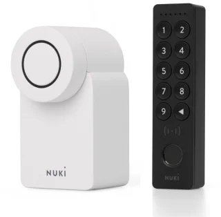 De Nuki Smart Lock Go + Keypad 2 NFC - deurslot en keypad in één oogopslag