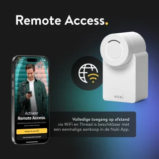 Nuki Smart Lock Go Slim Deurslot Wit
