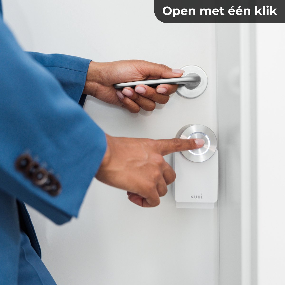 Nuki Smart Lock Pro 4.0 Slim deurslot wit