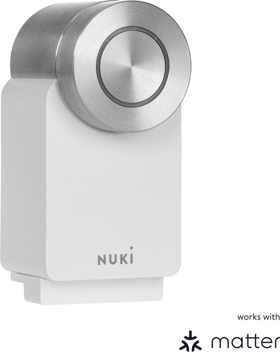 Nuki Smart Lock Pro 4.0 Slim deurslot wit