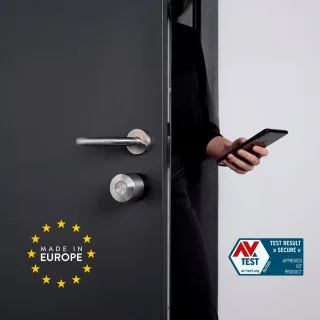 Nuki Smart Lock Pro Slim Deurslot RVS Zwart & Wit