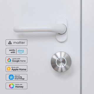 Nuki Smart Lock Pro Slim Deurslot RVS Zwart & Wit