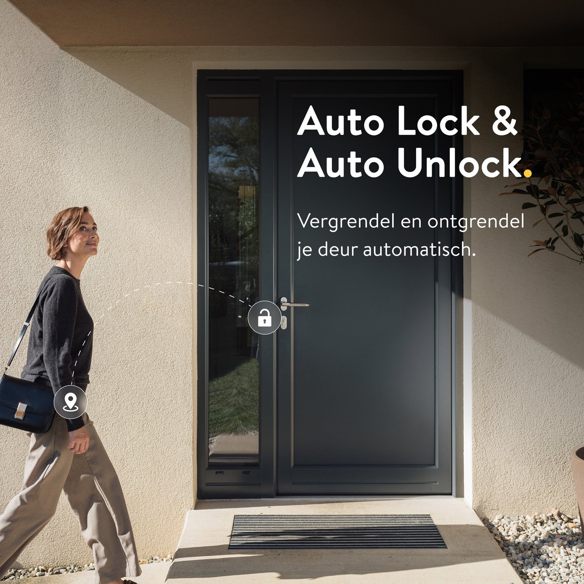 Nuki Smart Lock Pro Slim Deurslot RVS Zwart & Wit