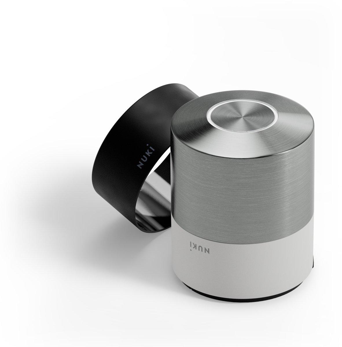 Nuki Smart Lock Pro Slim Deurslot RVS Zwart & Wit