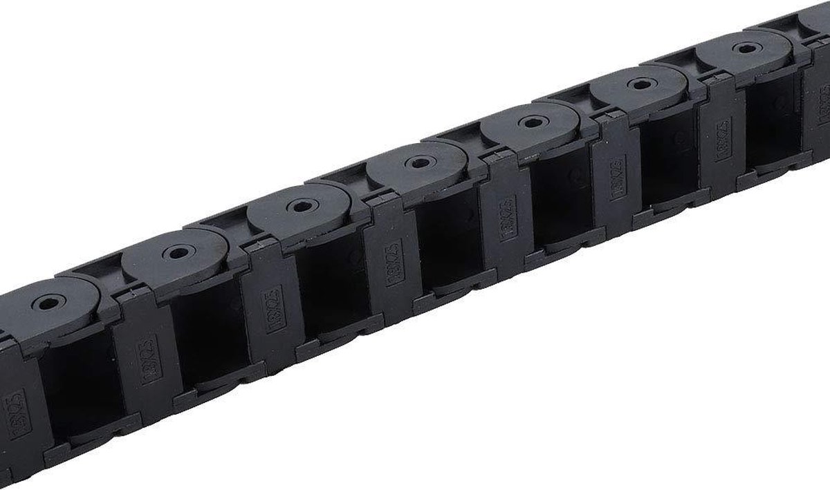 Nylon Kabelsleeve 18x25mm Zwart 1M voor 3D-printer CNC