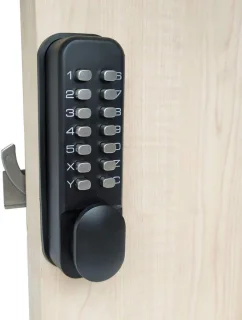 Omgoods digitale sliding deurslot zwart