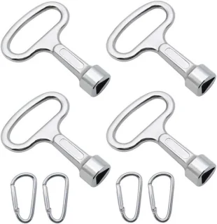 Omgoods - Set van 4 driekantige sleutels