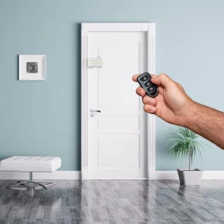 Onzichtbaar elektronisch deurslot