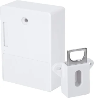 Onzichtbaar kastslot 45 mm wit