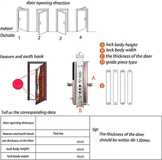 Organic Keyless Entry Zinc Alloy Door Lock