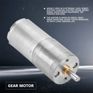 Reductiemotor 12V 5 RPM