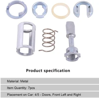 Reparatieset deurslot cilinderslot voor IV 4 type 1J1 MK4, 7 stuks