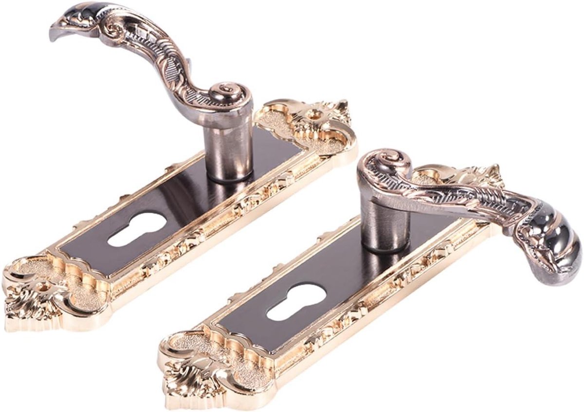 Retro Aluminium Deurslot Vintage - 3 Sleutels
