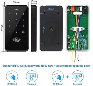 RFID Deurcontroller met Elektrisch Magneetslot en Toetsenbord
