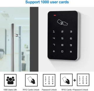 RFID Toegangscontroleset met elektrisch slot en toetsenbord