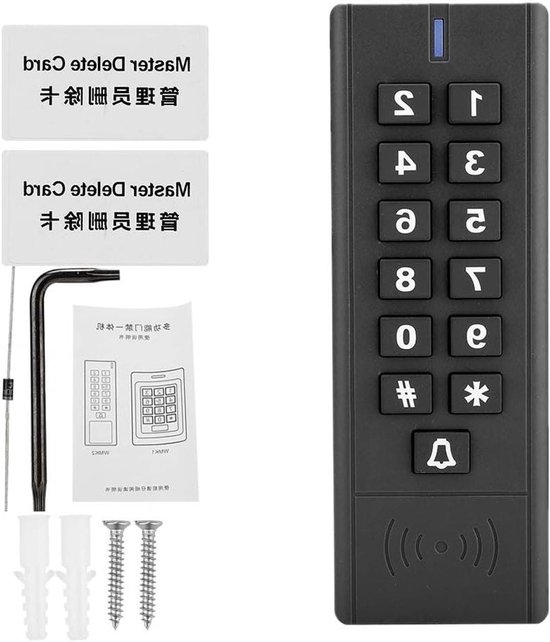RFID Toetsenbord Toegangscontrole DC 10-24V 125Khz Wiegand 26