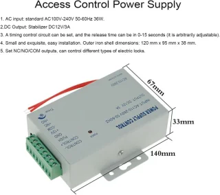 RFID Touchscreen Toegangscontrolesysteem