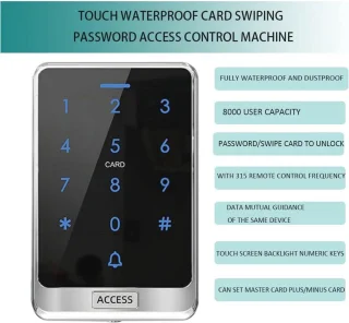 RFID Touchscreen Toegangscontrolesysteem