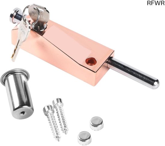 RFWR® Multifunctioneel Garagedeurslot Roségoud