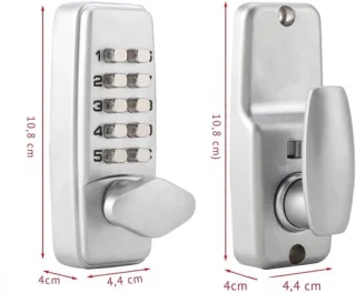 RUX® Deurslot Buitendeur RVS Zilver