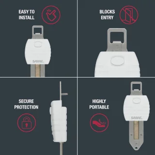 SafeHome TravelLock Draagbaar Deurslot