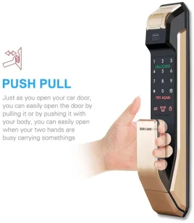 Samsung SHS-P718 Slim Digitaal Deurslot Goudkleur