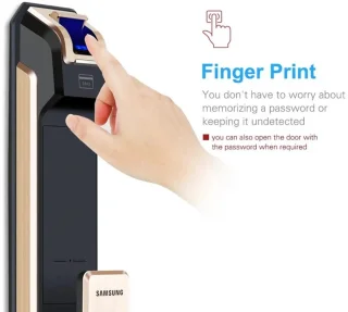 Samsung SHS-P718 Slim Digitaal Deurslot Goudkleur