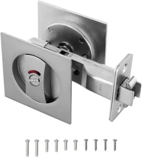 Schuif-/zakdeurslot Zilver