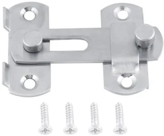 Schuifdeurslot rvs hasp lock klink