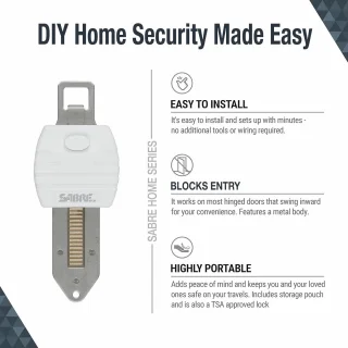 SecureHome Draagbaar Deurslot - Sleutelslot