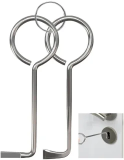 Set van 2 universele Dietrichsleutels voor deuren