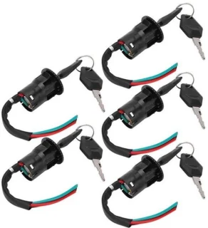 Set van 5 Contactsloten met Sleutel voor E-Bike