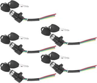 Set van 5 elektronische sloten voor fiets en scooter
