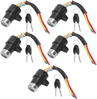 Set van 5 elektronische sloten voor fiets en scooter