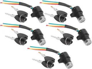 Set van 5 elektronische sloten voor fiets en scooter