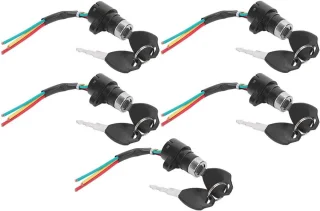 Set van 5 elektronische sloten voor fiets en scooter