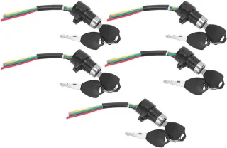 Set van 5 elektronische sloten voor fiets en scooter