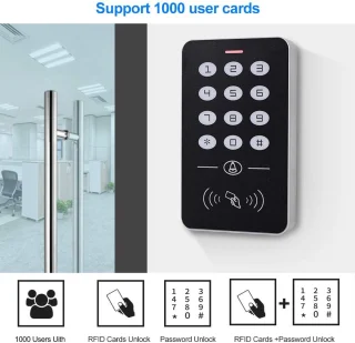 ShopVlot RFID-controller met toetsenbord voor één deur