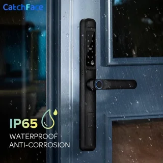 Slank Smart Lock Deurslot Zwart
