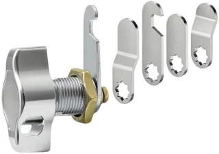 Sleutelloos deurslot met 16 mm draaislot
