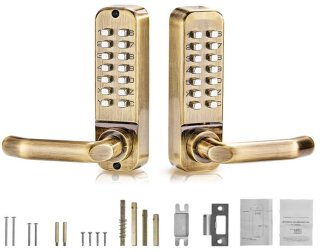 De Sleutelloos mechanisch codeslot met deurklink in één oogopslag